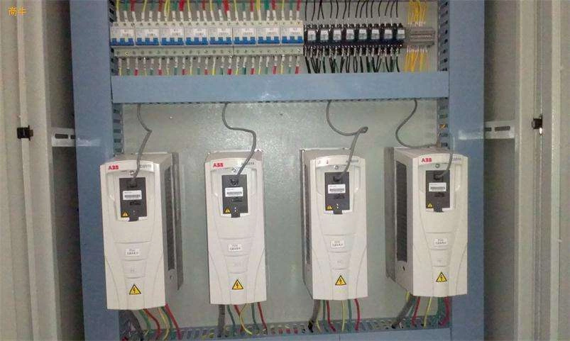 Modern factory floor with automated machinery