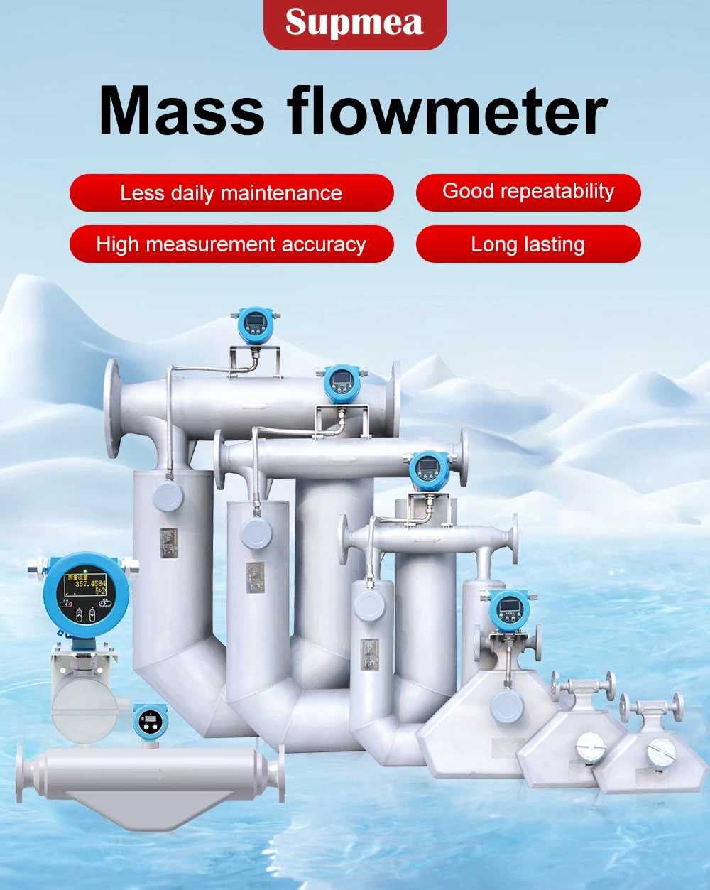 Caudalímetro másico Coriolis