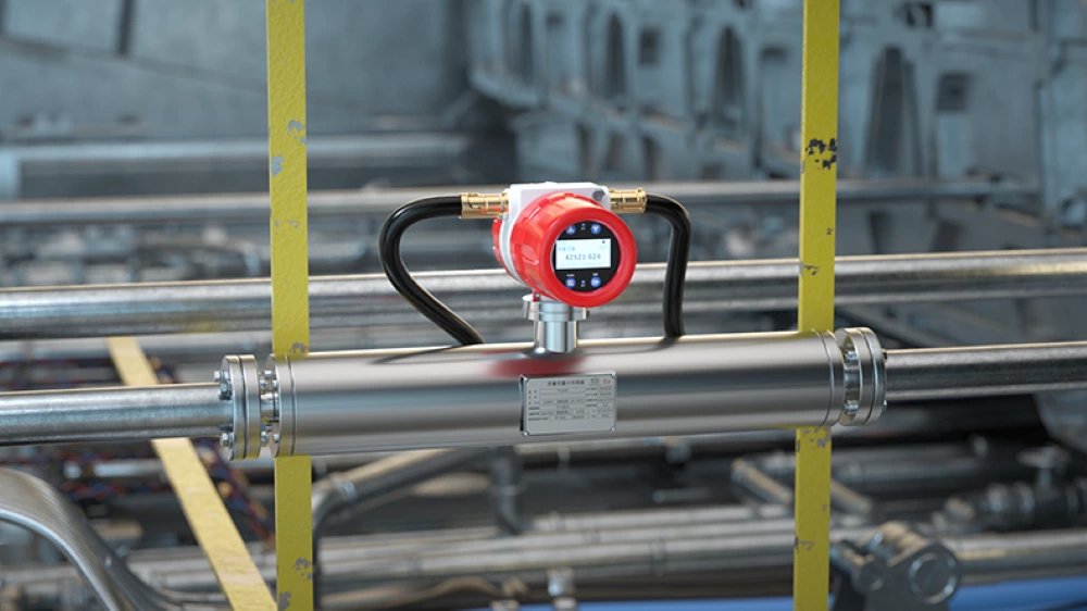 Medidor de flujo másico de efecto Coriolis FCC-300 para el procesamiento de petróleo, gas y líquidos.