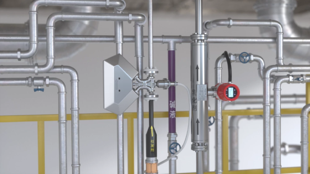 FCC-300 Coriolis Effect Mass Flow Meter For Oil, Gas, Liquid Processing
