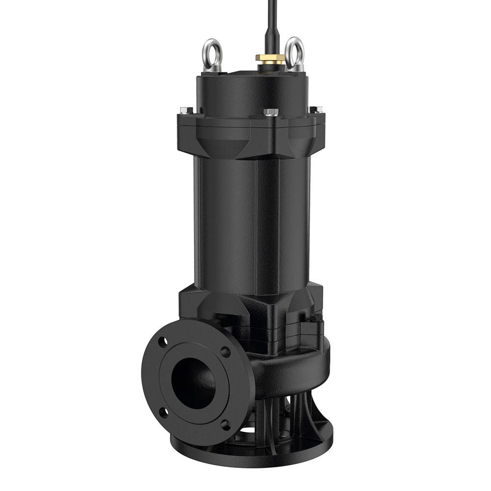 Cutting sewage submersible pump with knife (eco-friendly)