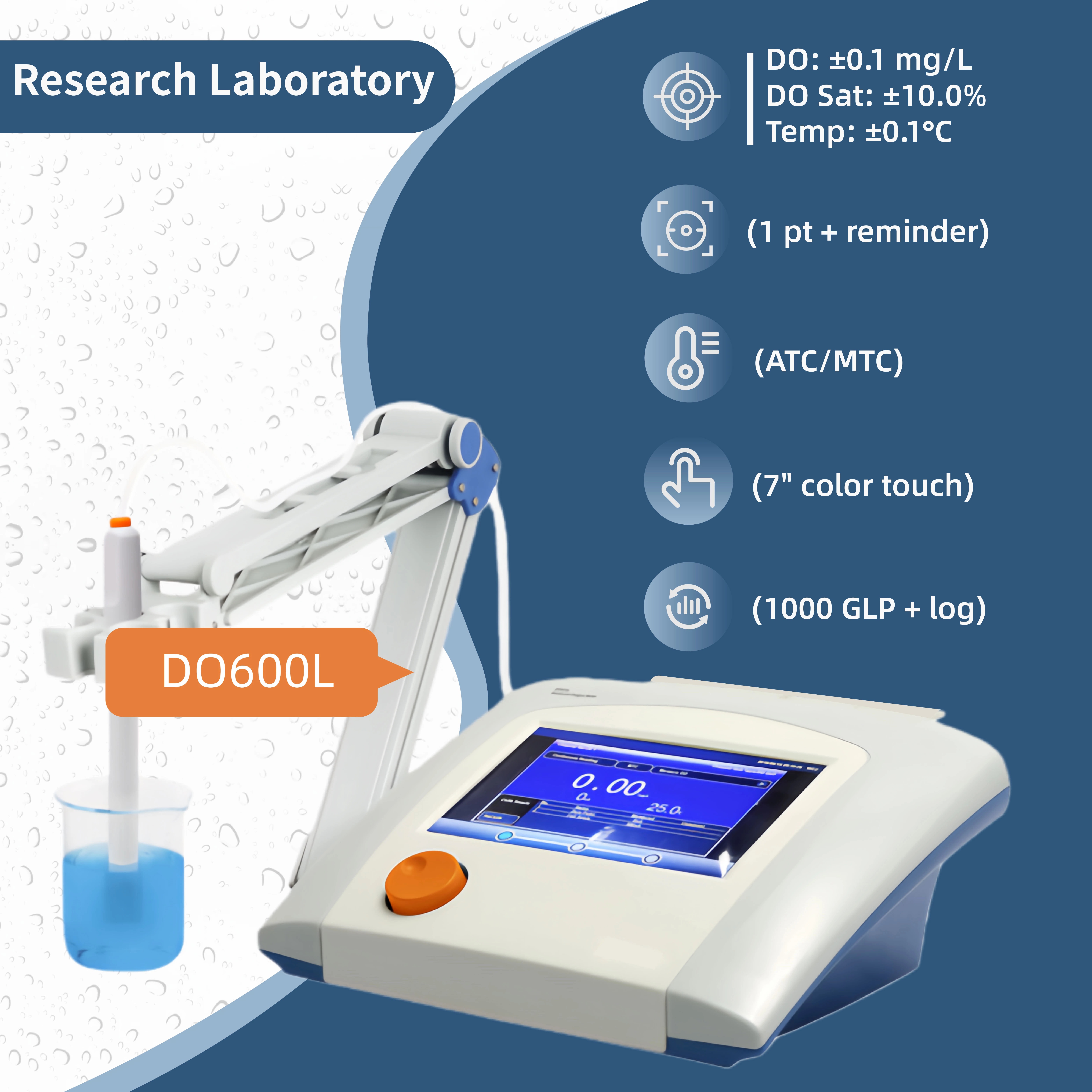DO600L Benchtop Dissolved Oxygen Meter