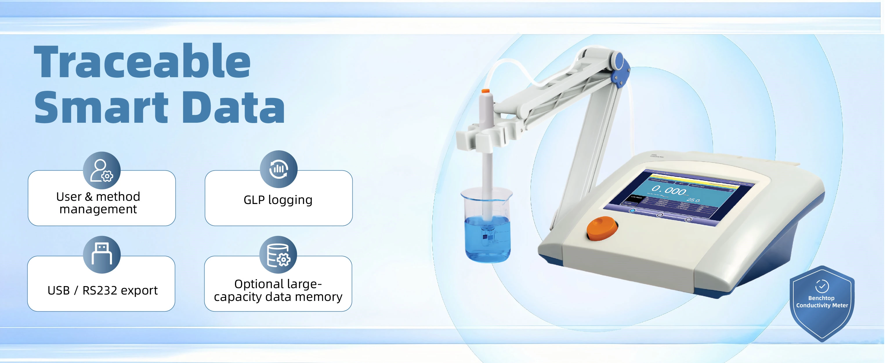 SUP-EC600L Benchtop Conductivity Meter