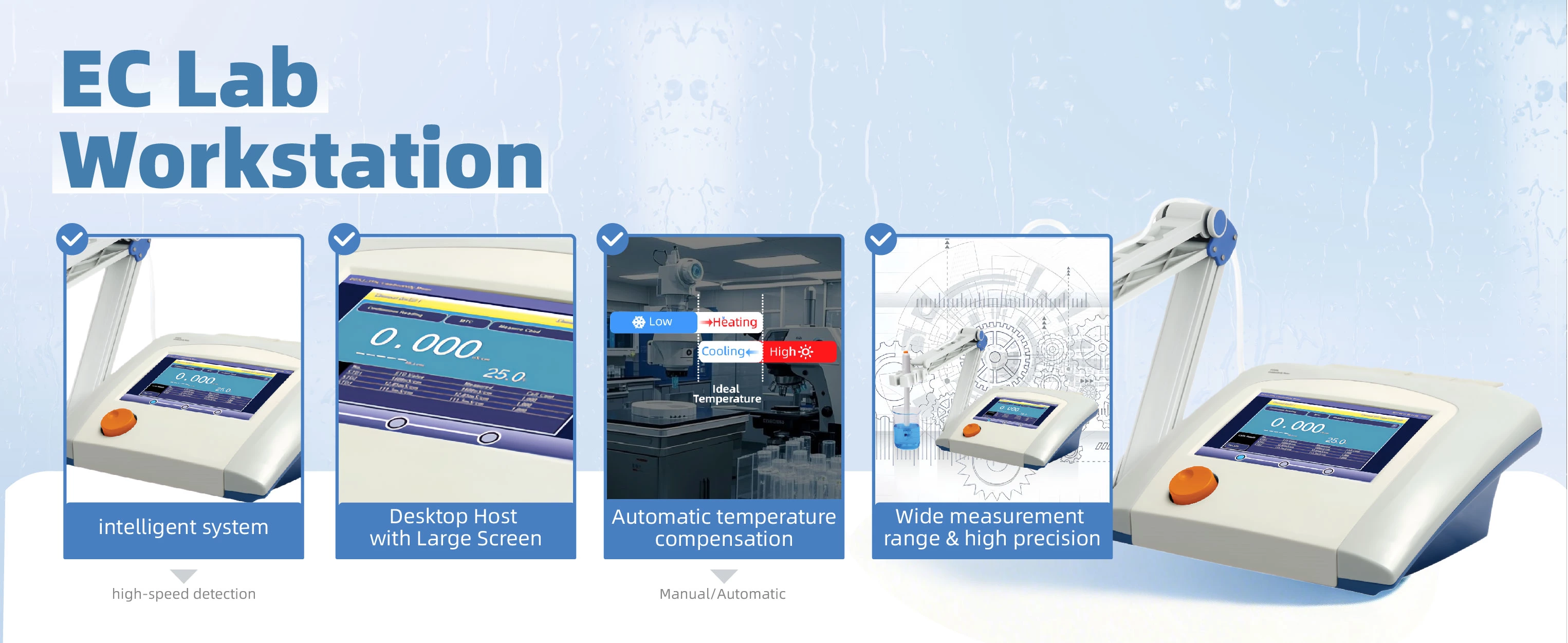 SUP-EC600L Benchtop Conductivity Meter