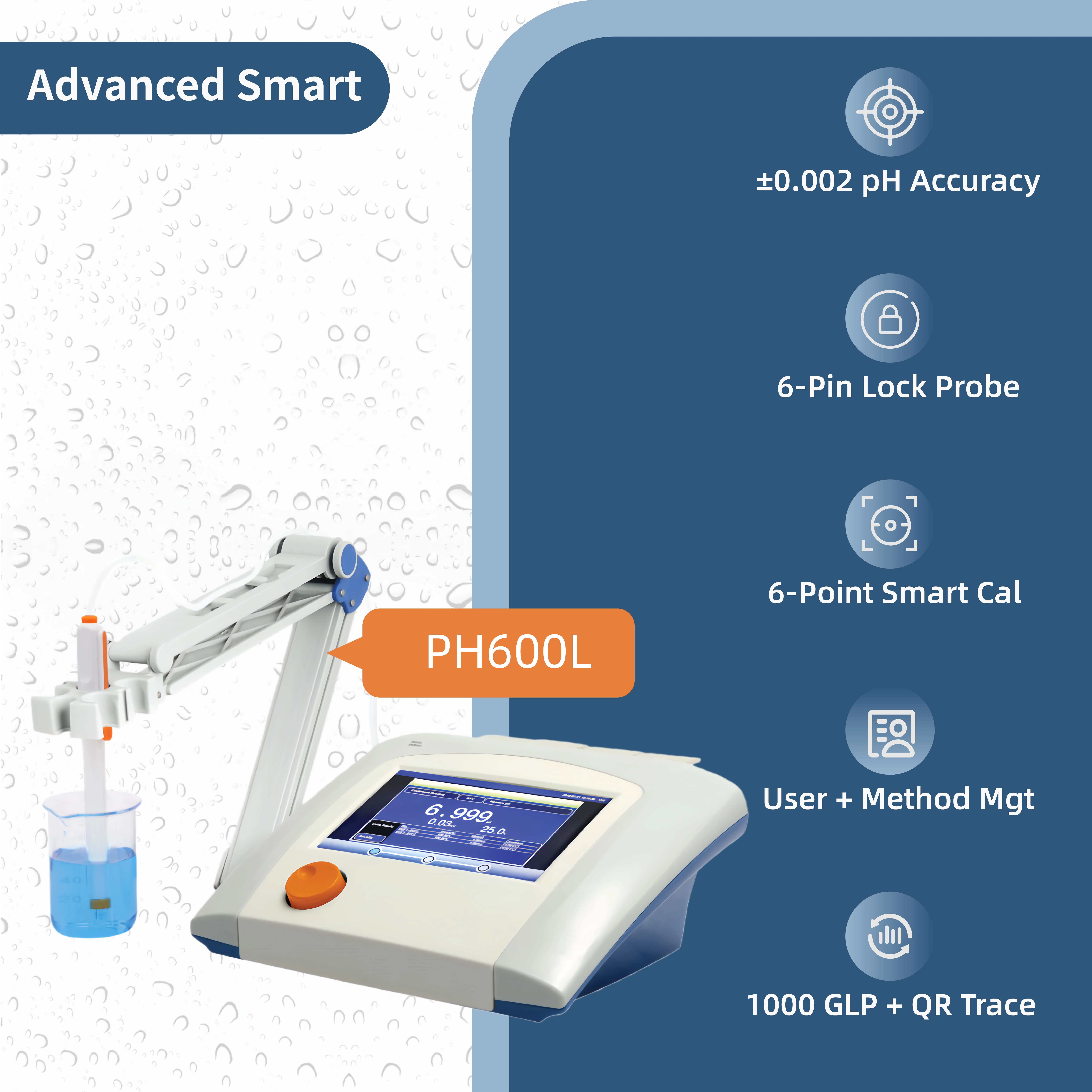 PH600L Benchtop pH Meter