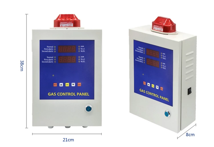BH-50 Gas control panel 1 to 4 channels