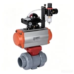 Plastic ball valve