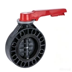 Plastic butterfly valve