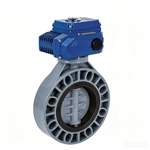 Plastic butterfly valve