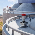 WSR550 Medidor de Nivel por Radar 80GHz FMCW para Líquidos y Sólidos