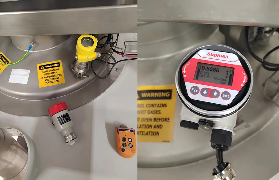 Reliable Level Measurement for Milk Powder Feeding Vessel in New Zealand
