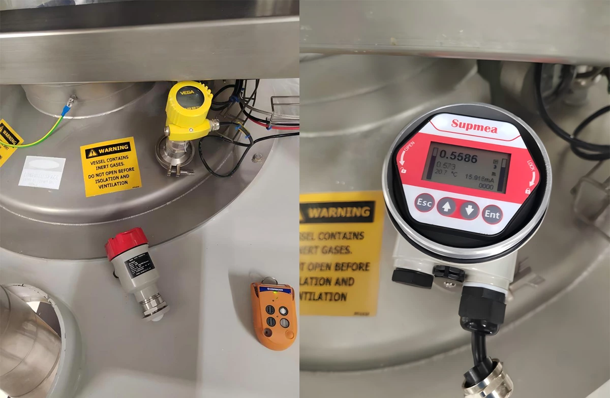 Reliable Level Measurement for Milk Powder Feeding Vessel in New Zealand