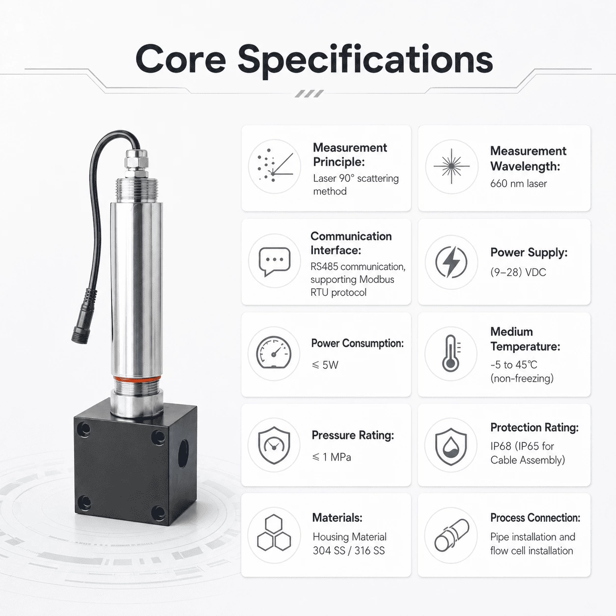 ADU1310 Turbidity sensor for data center