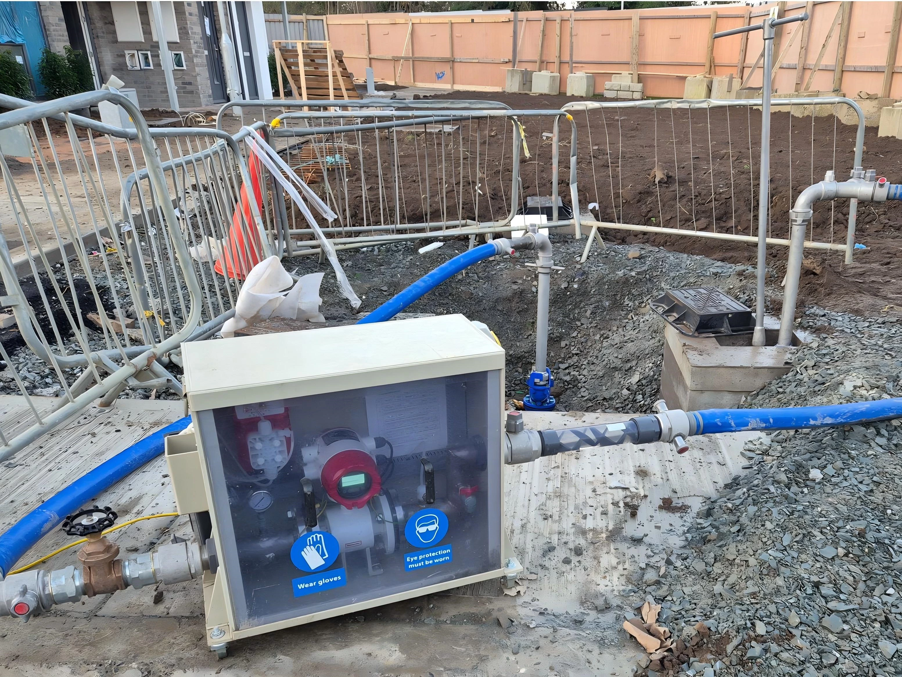 Supmea Electromagnetic Flow Meter for Water Main Disinfection in Ireland