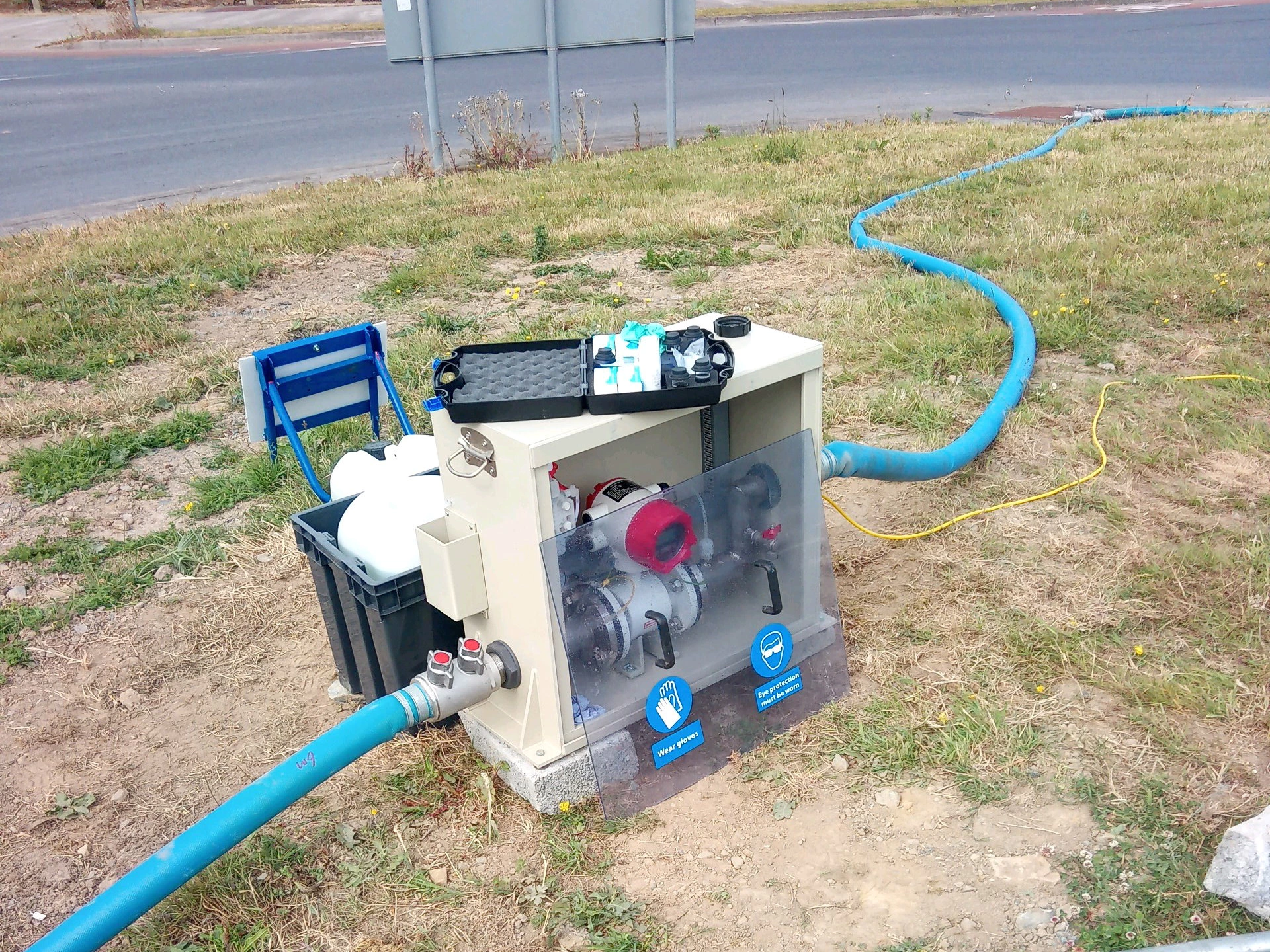 Supmea Electromagnetic Flow Meter for Water Main Disinfection in Ireland