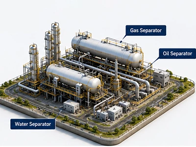 Oil, Gas & Water Separation