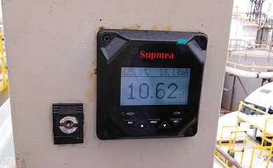 Supmea pH meter applied to Peru stp