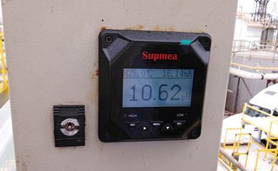 페루 stp에 적용되는 Supmea pH 측정기