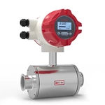 Sanitary electromagnetic flowmeter