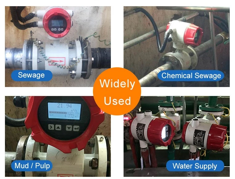 衛生用電磁流量計の使用 magnetic flow meter application