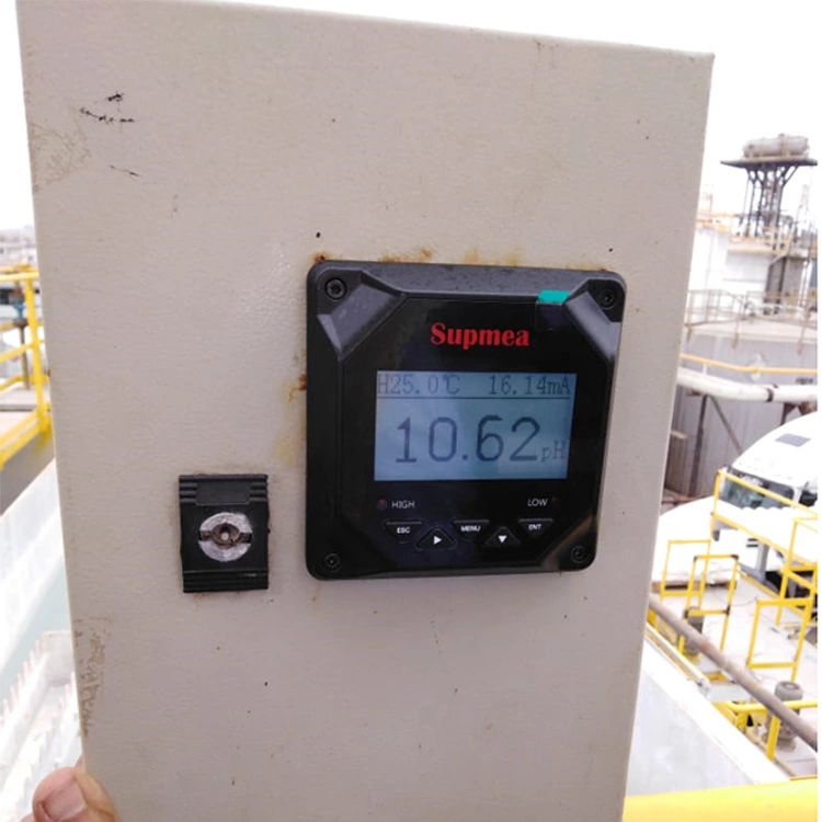 Supmea pH meter applied to Peru sewage treatment plant