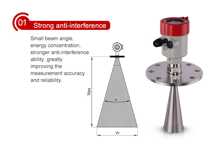 Radar level meter