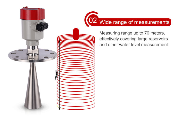 Radar level meter transmitter