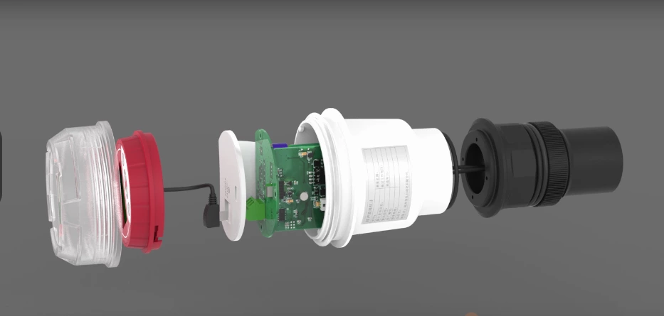 uso do medidor de nível ultrassônico ultrasonic level meter use