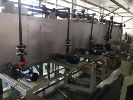 Caso de prueba de bomba de equipo industrial de Guangzhou Dajin