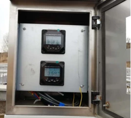 平路下水処理場で使用されているpHメーター