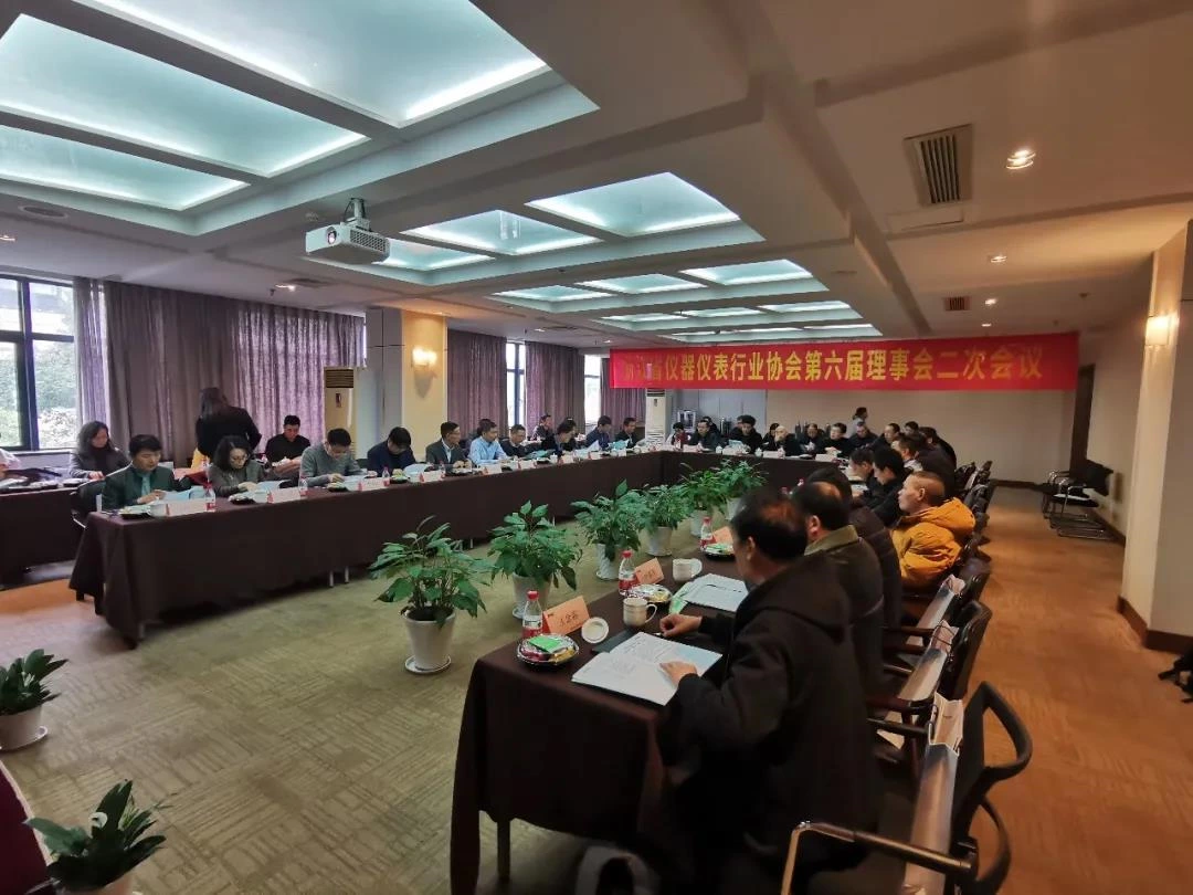 meeting of the 6th Council of Zhejiang Instrument and Meter Industry Association was held in Hangzhou