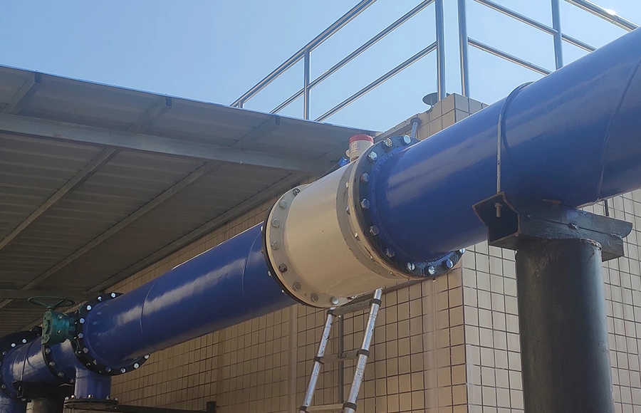 Medidor magnético SUP-LDG utilizado en la planta de tratamiento de aguas residuales No 2 de Junshan