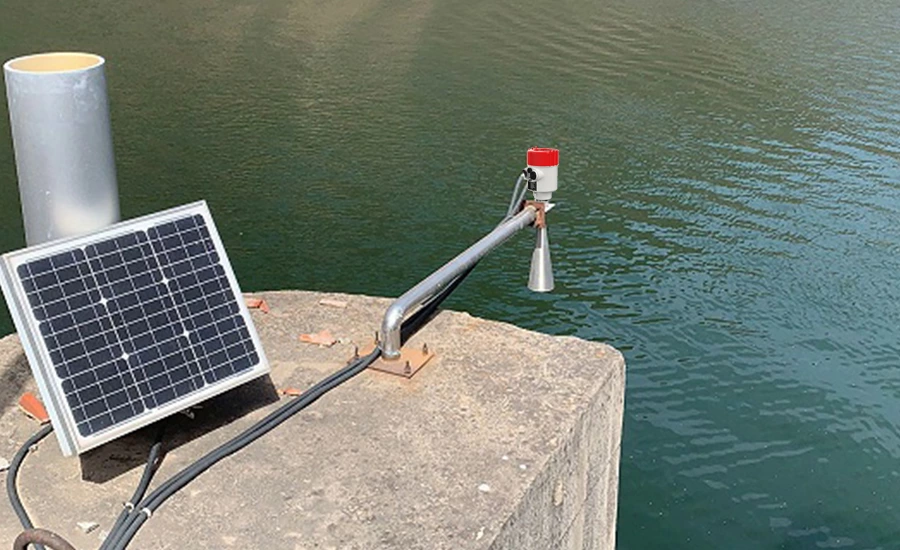 Radar-Füllstandmessgerät für Flusspegel