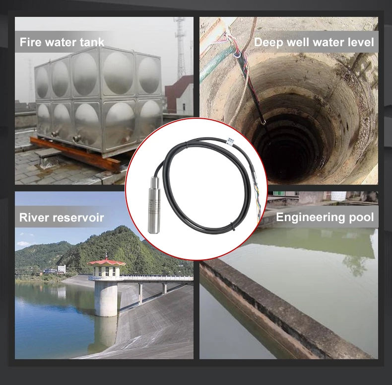 aplikasi sensor level air SUP-P260-M4 Submersible level transmitter application