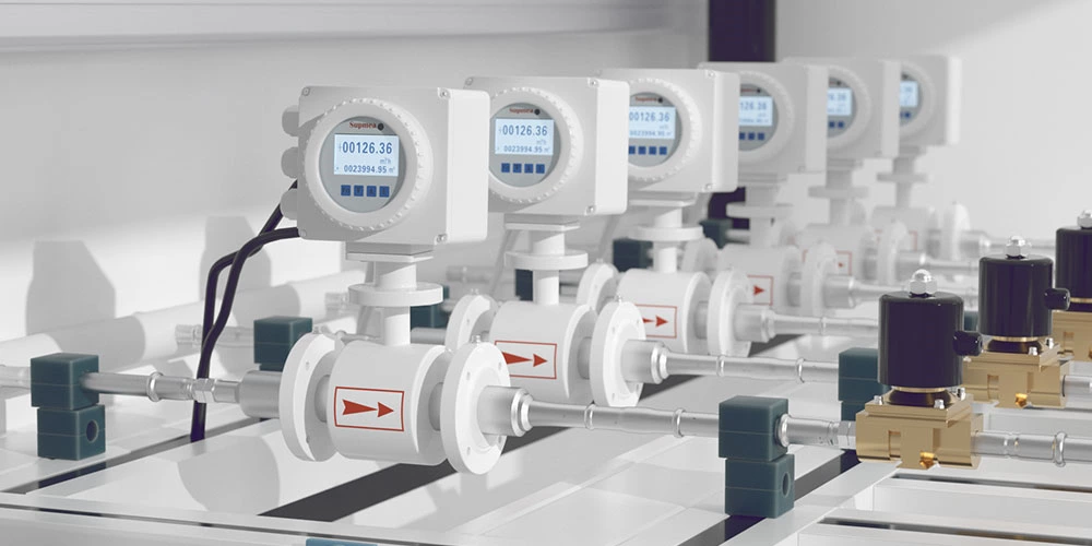 Flowmeter Elektromagnetik untuk Air Keran
