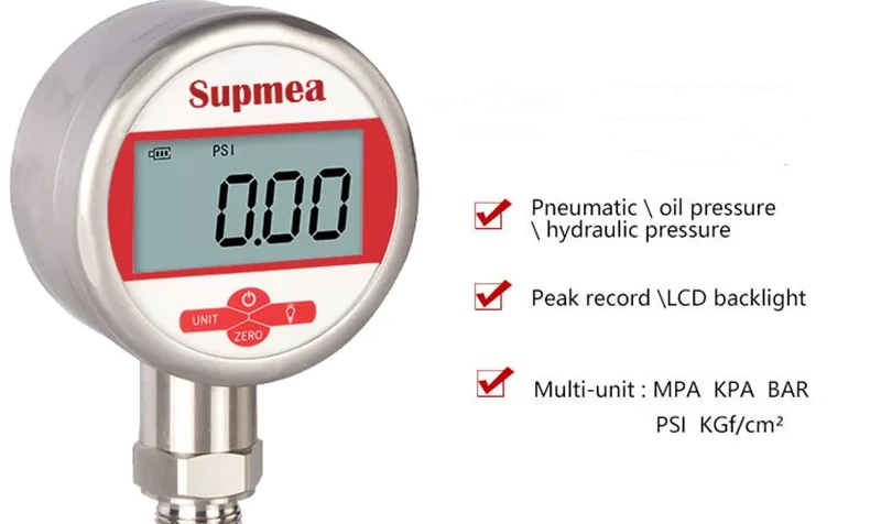 Supmea pressure gauge Supplier