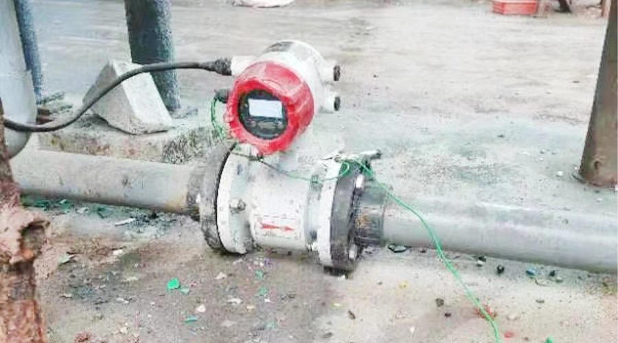 Aplikasi Alat Pengukur Aliran Air Elektromagnetik