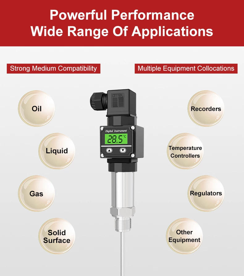 Sensor de temperatura con transmisor integrado 