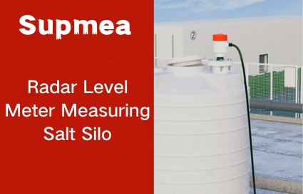Radar Level Meter Measuring Salt Silo