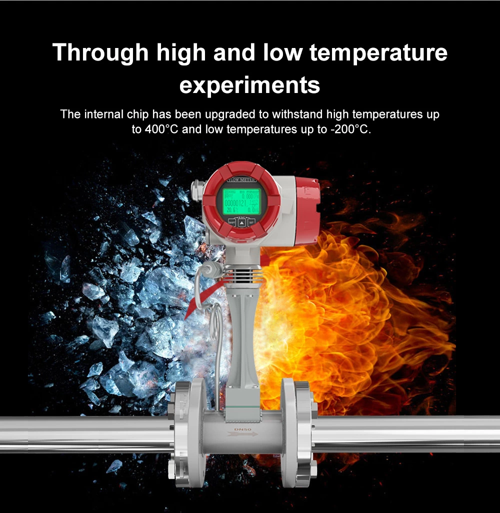 SUP-LUGB-C Intelligent anti-vibration vortex flowmeter